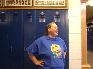 Round is a shape, so I am IN SHAPE!