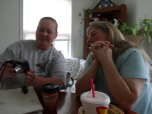 Sneaky kid took our pic!