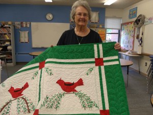 Judy R., quilt expert!