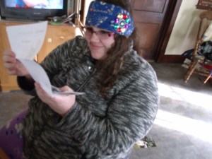 Ysabela and a present....