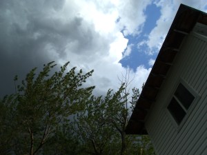 This was what the sky looked like at my house.