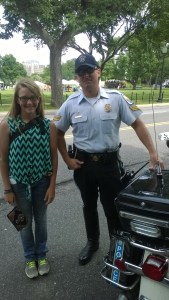 This fine officer attended a Nebraska university! Small world, eh?