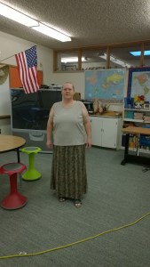 I paid $10 for the shirt (a jacket came with it), and the skirt had been waiting in my closet for a long time.