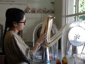 Taffy making in San Diego....